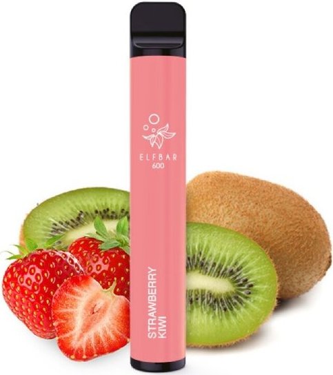 Elf Bar 600 Strawberry Kiwi 20mg 550 mAh 1 ks